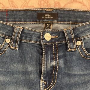 True Religion BECCA Classic Boot Cut Jeans - Dark Blue